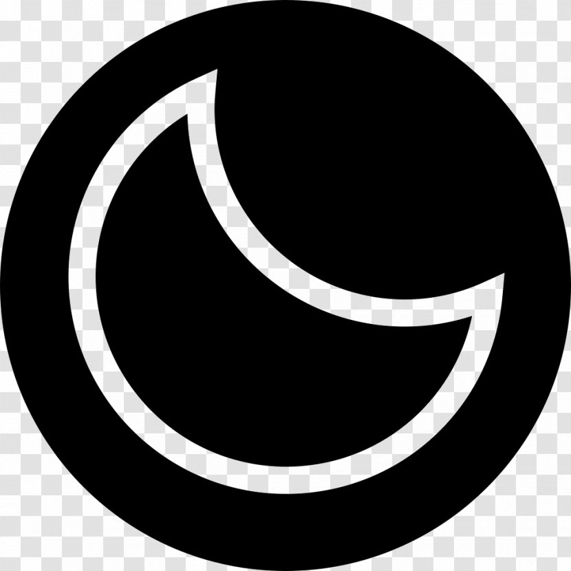 Lunar Phase Crescent Moon Symbol Transparent PNG