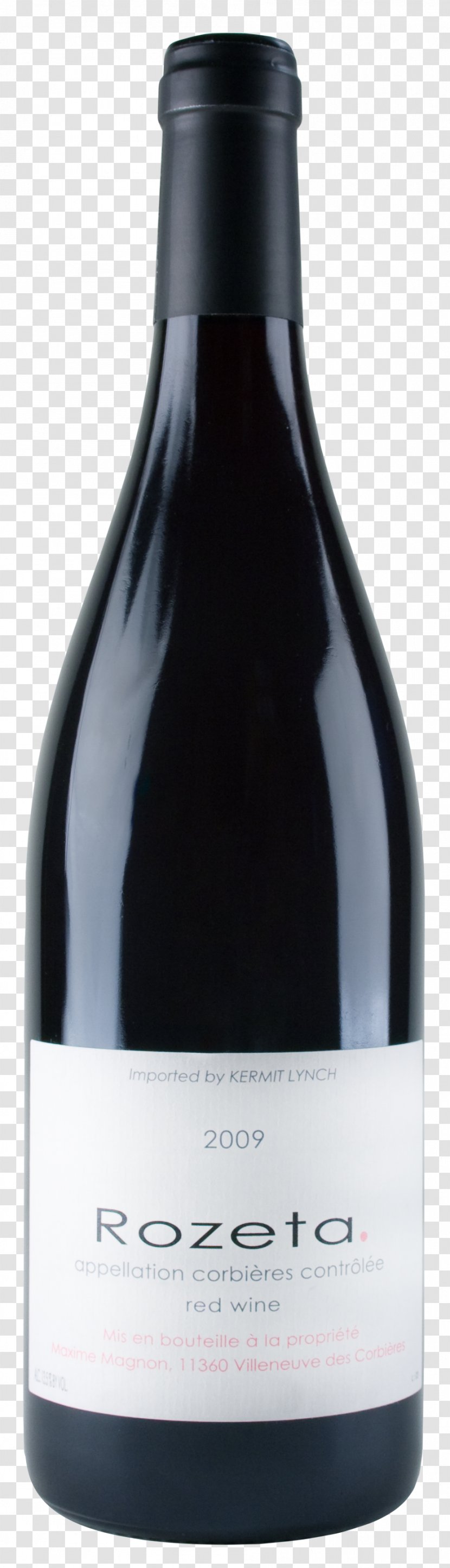 Red Wine Pinot Noir Saint-Chinian AOC Antinori - Bottle Transparent PNG
