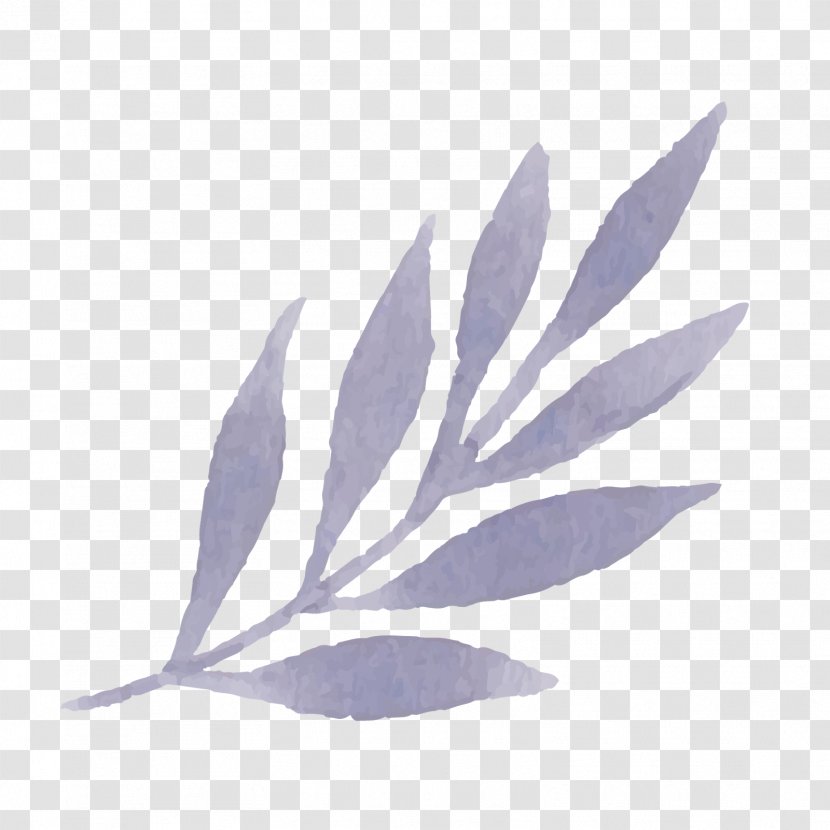 Leaf Purple - Laurel Pattern Transparent PNG