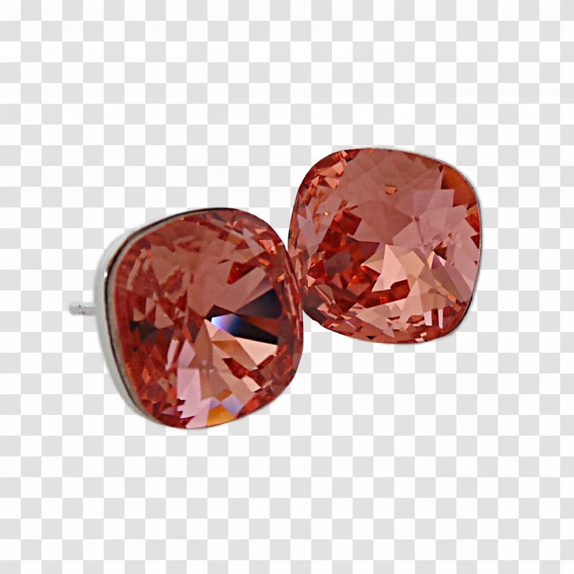 Earring Jewellery - Red - Gemstone Transparent PNG