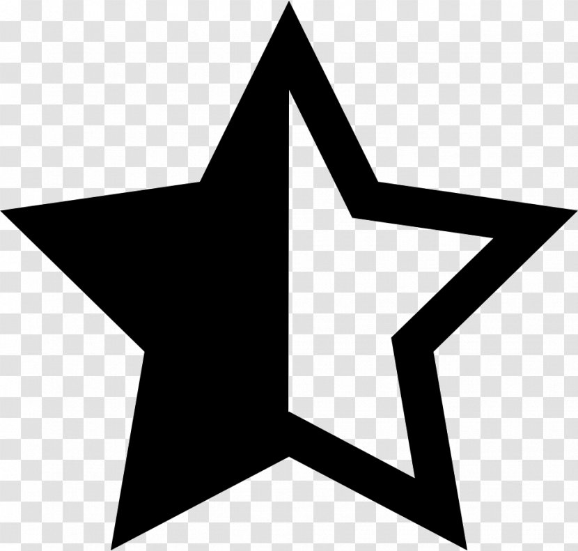 Star Symbol Clip Art - Red Transparent PNG
