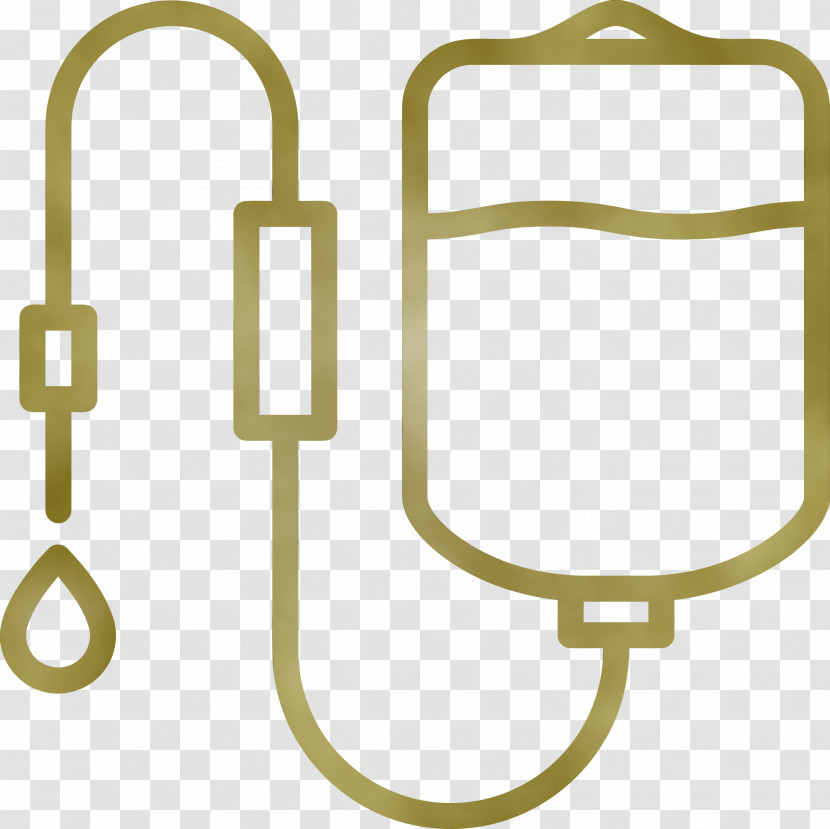 Icon Drawing Blood Transfusion Cartoon Watercolor Painting Transparent PNG