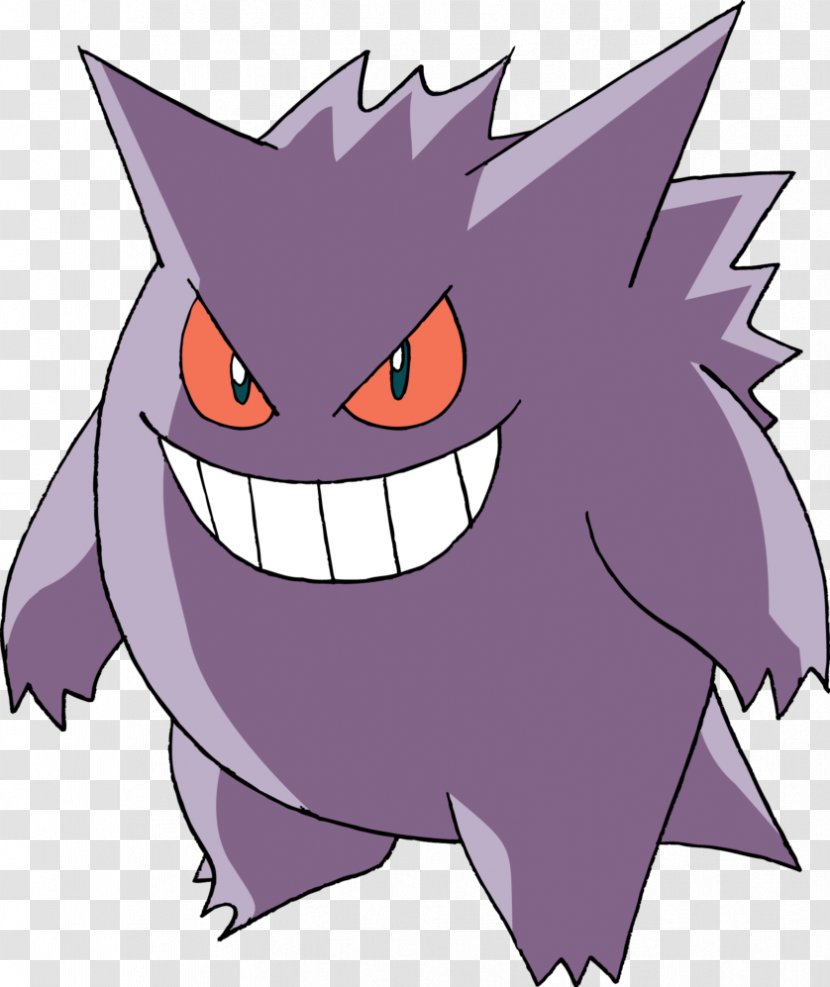 Pokémon Yellow X And Y Gengar Haunter - Tree - Noite Transparent PNG