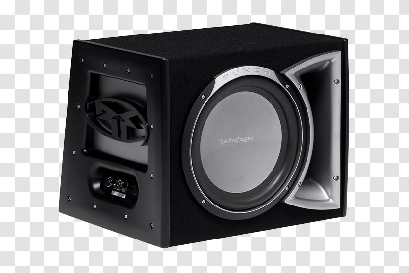 Subwoofer Car Computer Speakers Rockford Fosgate Loudspeaker - Woofer Transparent PNG