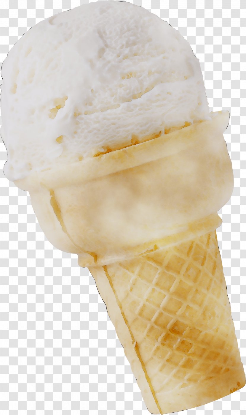 Gelato Ice Cream Cones Vanilla - Dish - Ingredient Transparent PNG
