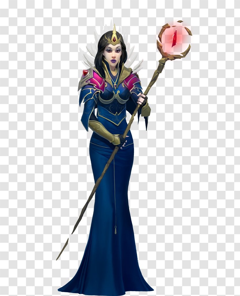 Wikia Magician Legendary Creature Sorceress In Blue - Tree - Enchantress Transparent PNG