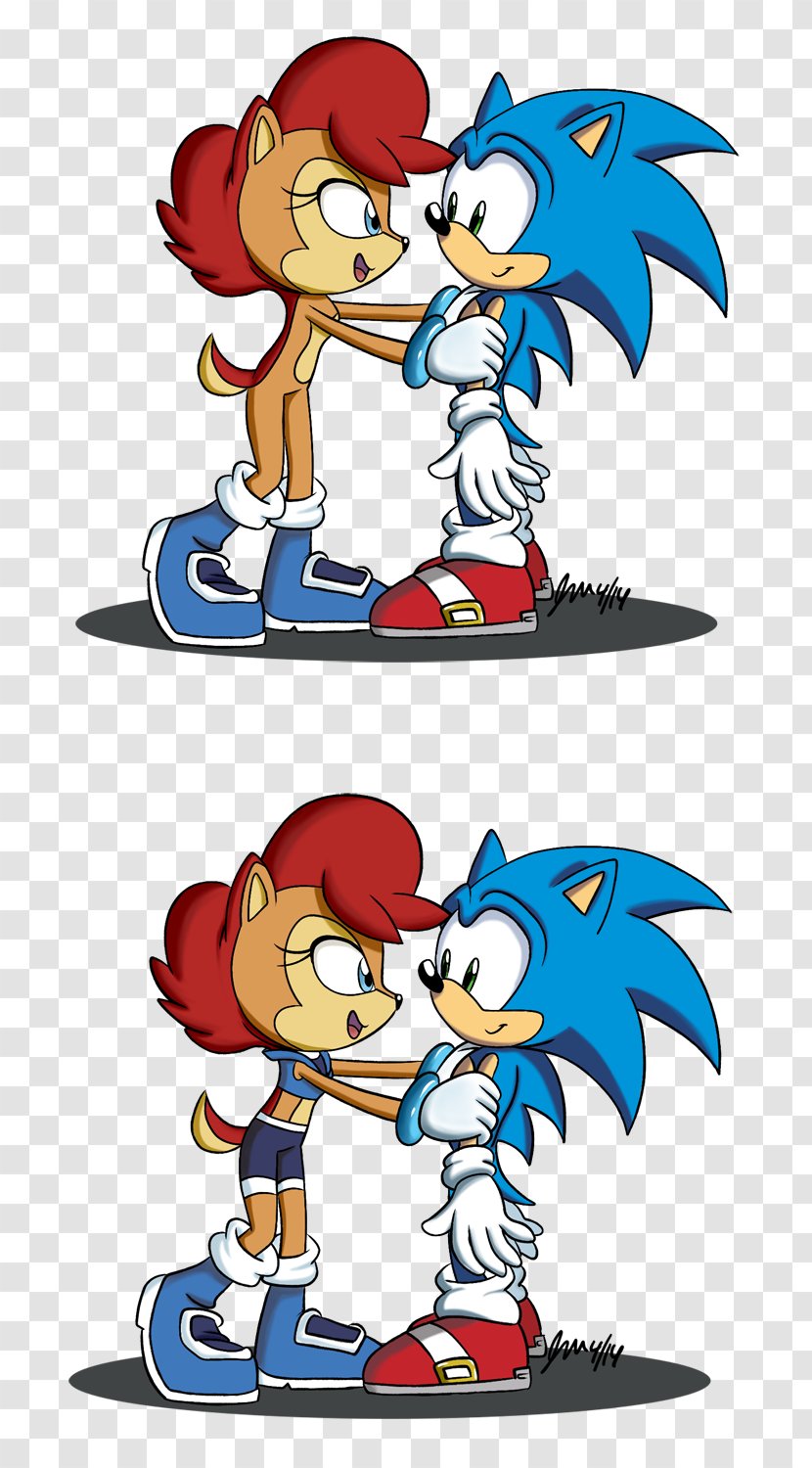 Sonic The Hedgehog & Sally Princess Acorn YouTube Tails - Fictional Character Transparent PNG