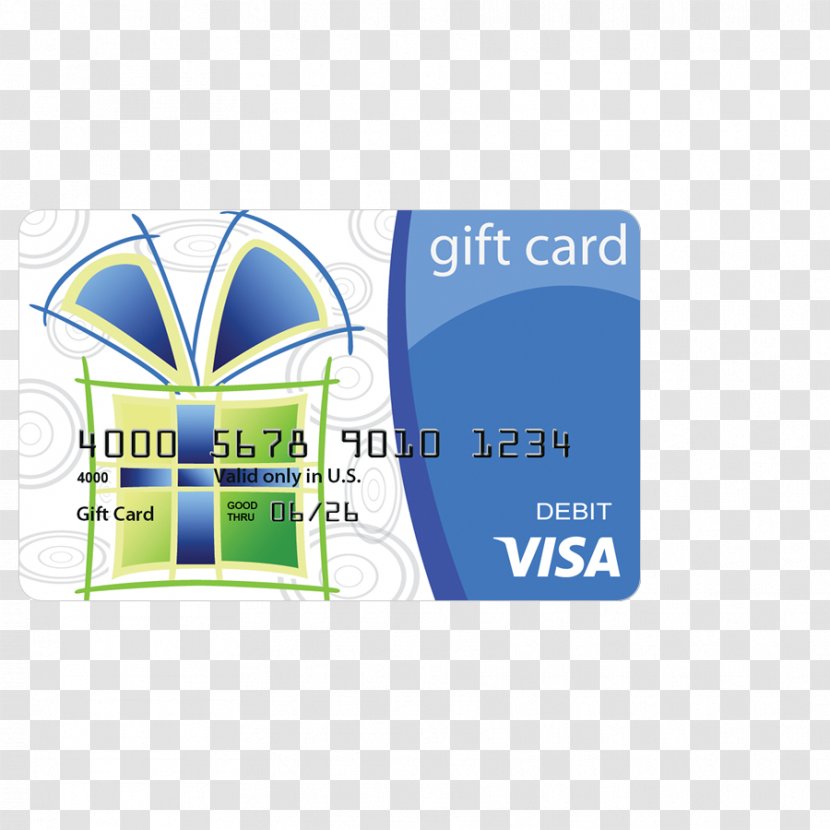 Gift Card Visa Credit AAA Payment Number - Brand - Visit Transparent PNG