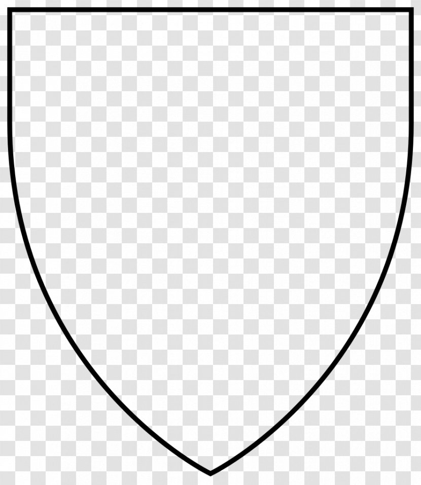 Escutcheon Heraldry Shield Charge Disk - Silhouette Transparent PNG