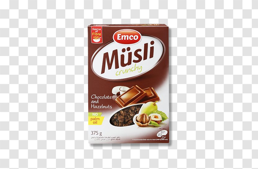 Muesli Breakfast Cereal Chocolate Hazelnut - Snack Transparent PNG