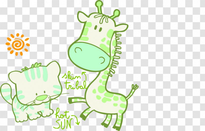 Horse T-shirt Cartoon Cuteness - Giraffe Transparent PNG