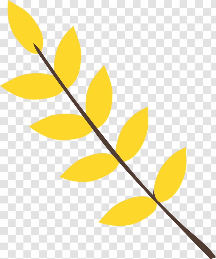 Autumn Leaf Yellow Leaf Leaf Transparent PNG