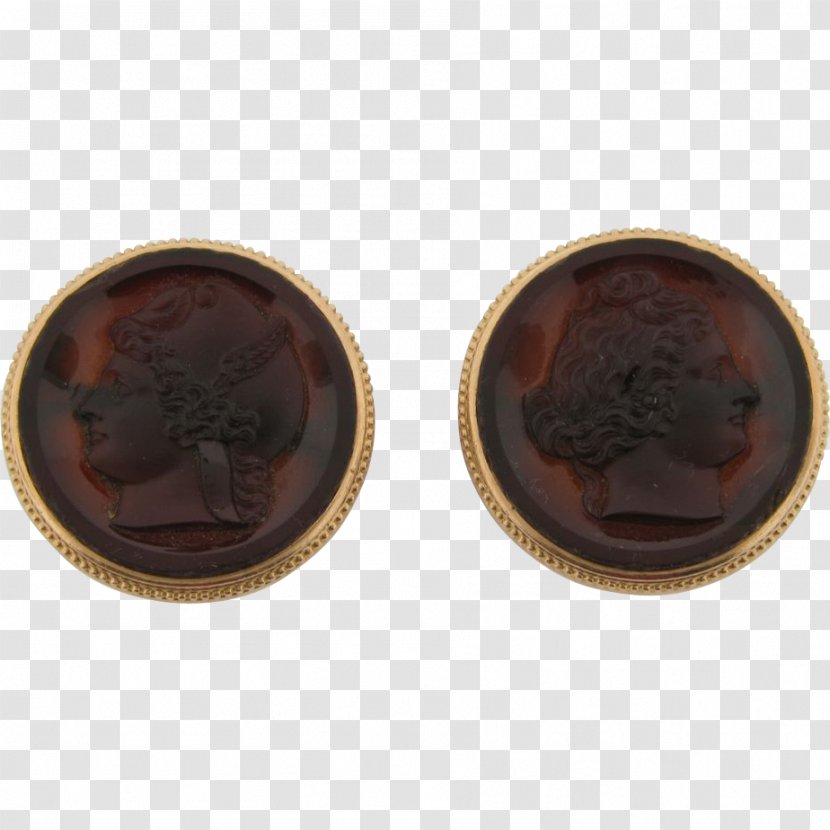 Earring Cufflink - Jewellery - Antique Carved Exquisite Transparent PNG