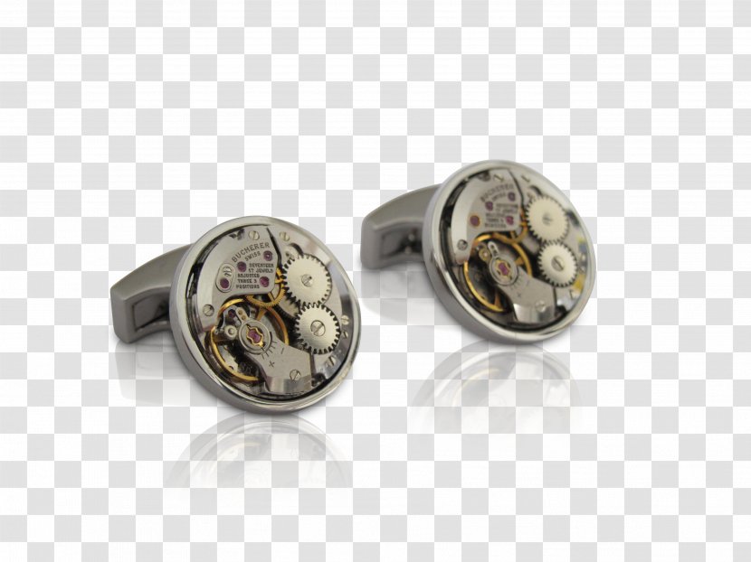 Earring Cufflink Jewellery Silver Bijou - Fashion Accessory Transparent PNG