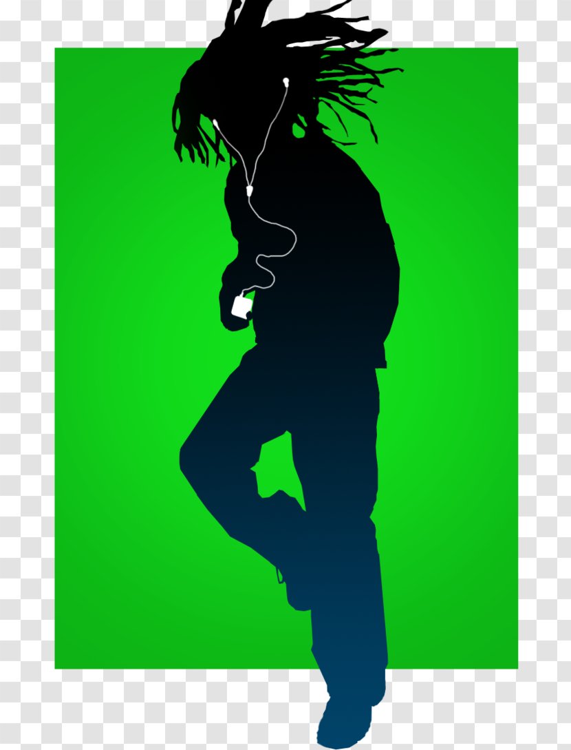 Graphic Design Silhouette Green - Dabbing Hiphop Transparent PNG