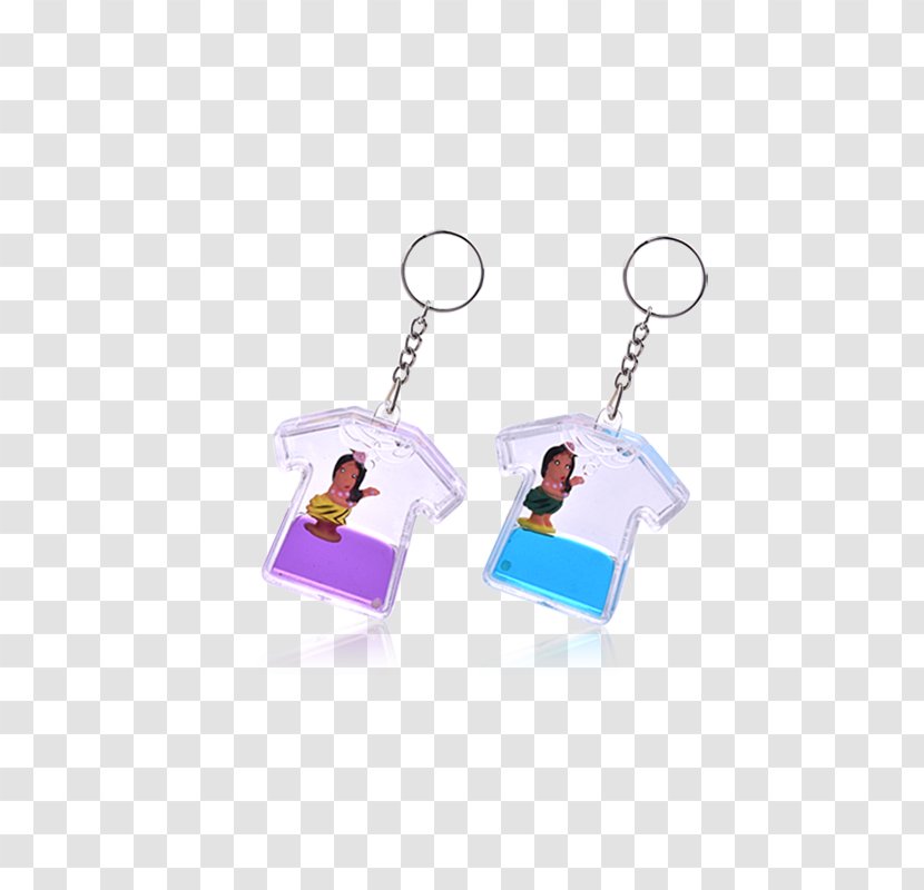 Earring Body Jewellery - Keychain - Floating Paper Transparent PNG
