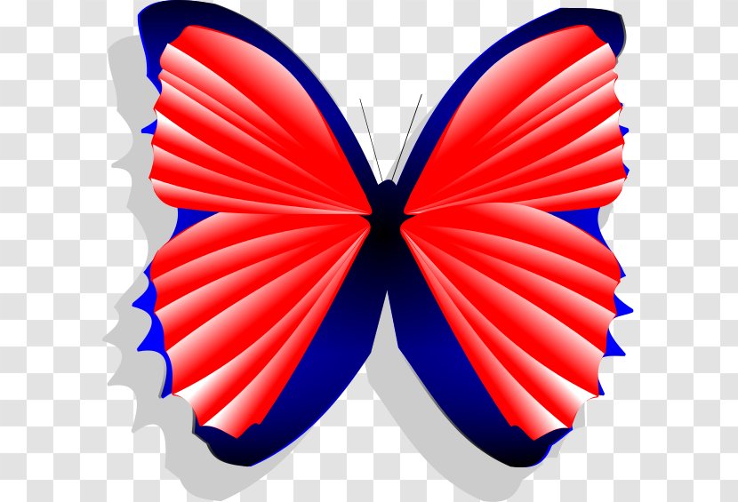 Butterfly Blue Clip Art - Color Transparent PNG