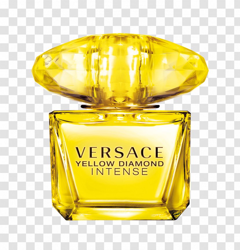 Versace Yellow Diamond Intense Eau De Parfum Spray Perfume Toilette Blue - Woman Transparent PNG