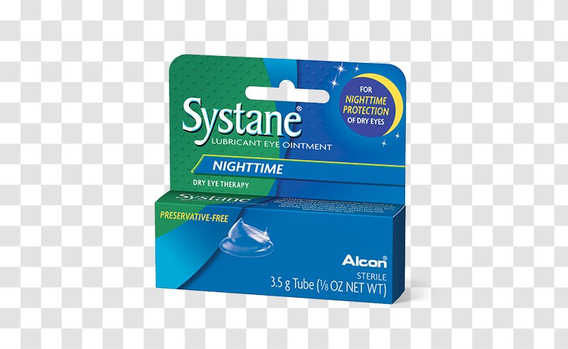Dry Eye Syndrome Drops & Lubricants Systane Nightime Lubricant Ointment Ultra Lubricating - Brand - Relief Transparent PNG