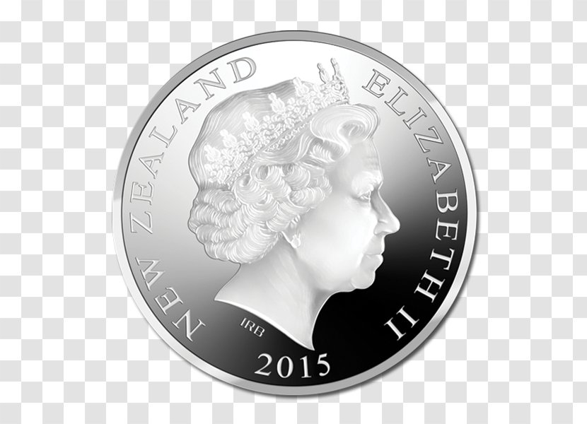New Zealand Dollar Silver Coin Mint Transparent PNG