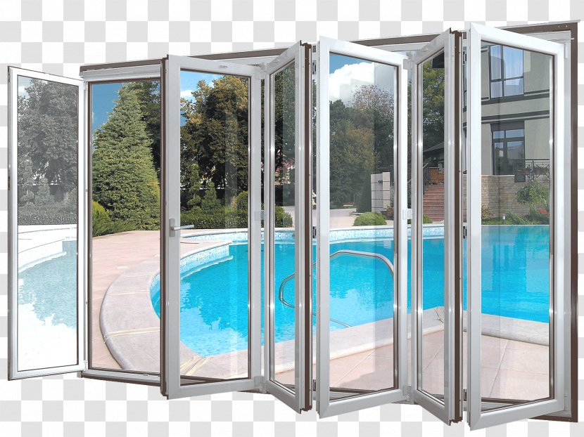 Window Folding Door Aluminium Glazing - Furniture - Aluminum Transparent PNG