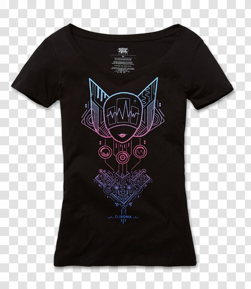 T-shirt DJ Sona Clothing League Of Legends - Crew Neck Transparent PNG