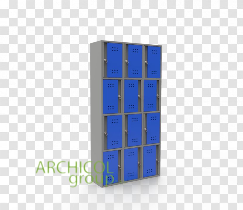 Shelf Locker Cobalt Blue Furniture - Lockers Transparent PNG