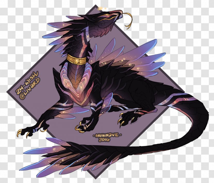 Dragon Legendary Creature Drawing Art Wyvern - Purple Transparent PNG