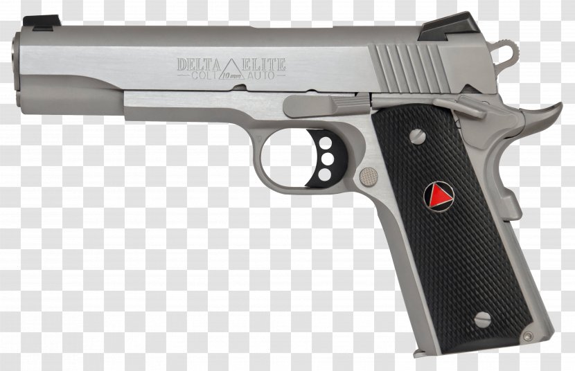Colt Delta Elite 10mm Auto Colt's Manufacturing Company M1911 Pistol - Handgun Transparent PNG