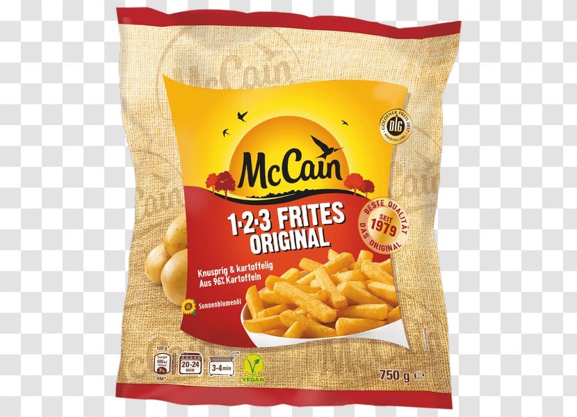 French Fries McCain Foods Edeka Billa REWE - Potato - Pommes Frites Transparent PNG