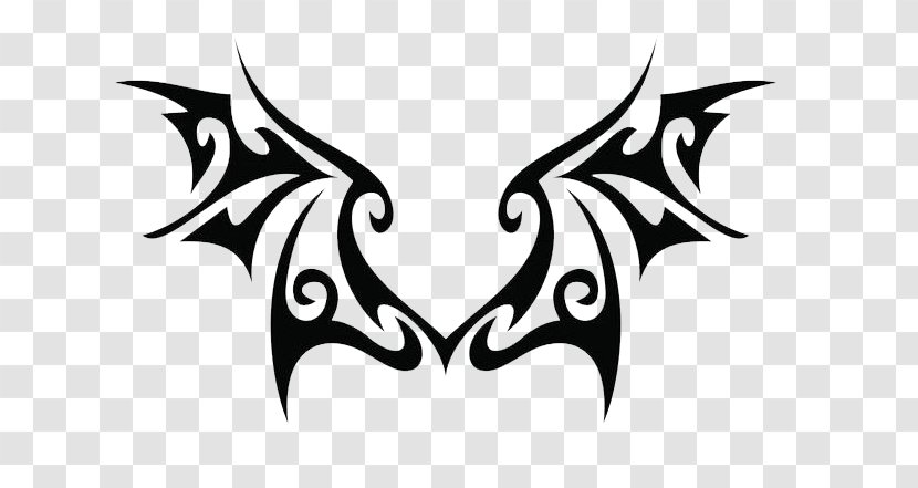 Dragon Clip Art - Shutterstock - Totem Black Wings Transparent PNG