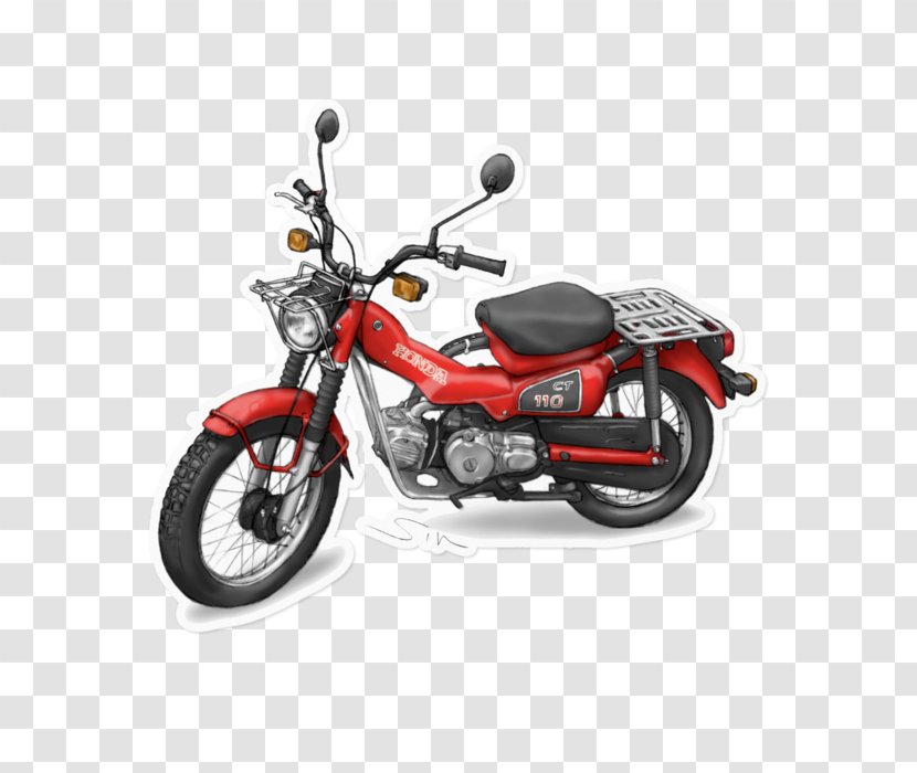 Honda CT110 Motorcycle CT Series Car - Hardware Transparent PNG