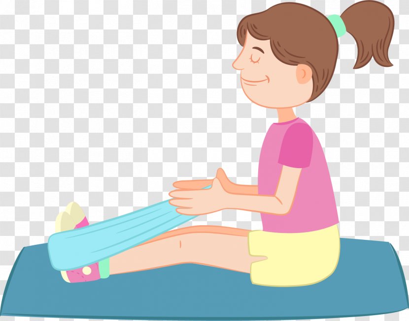 Stretching Yoga Mat - Watercolor - Belt Stretch Transparent PNG