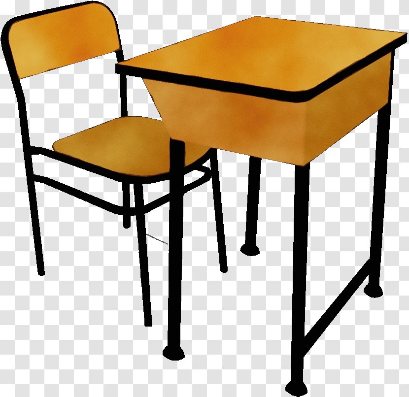 School Chair - End Table - Coffee Rectangle Transparent PNG