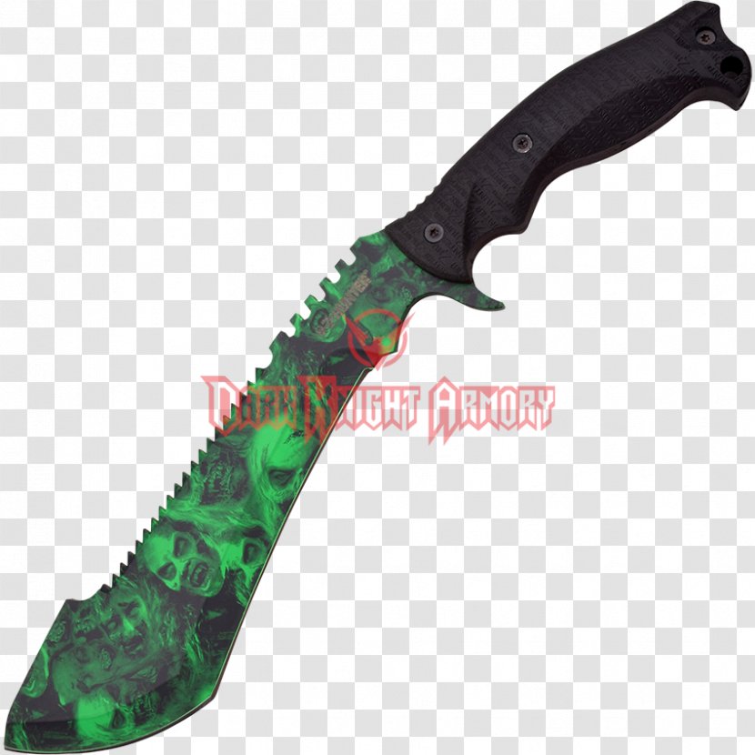 Machete Bowie Knife Cutting Blade - Kukri Transparent PNG