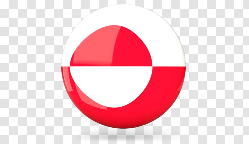 Circle Font - Red - Greenland Flag Transparent PNG