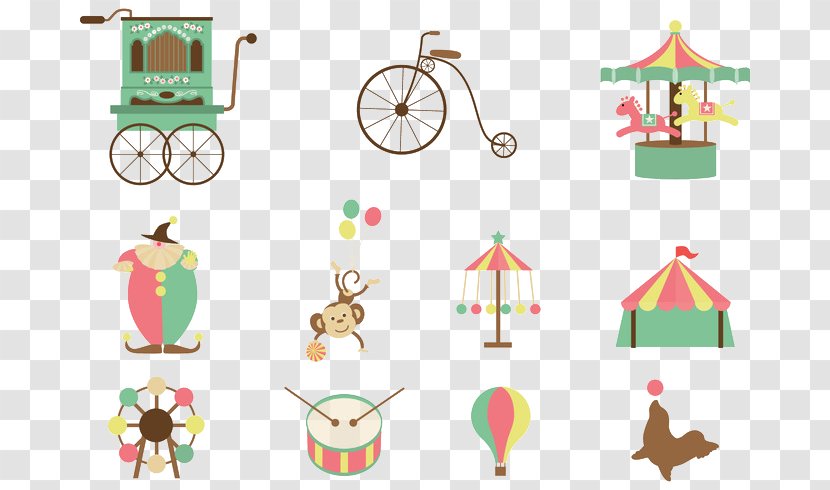 Circus Brush Euclidean Vector Clip Art - Holiday - Elements Summary Transparent PNG