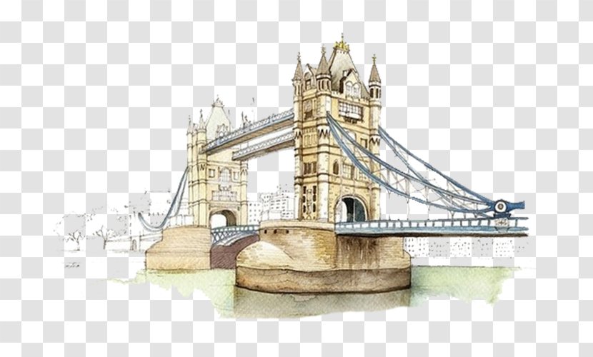 London Bridge Tower Of Landmark Transparent PNG