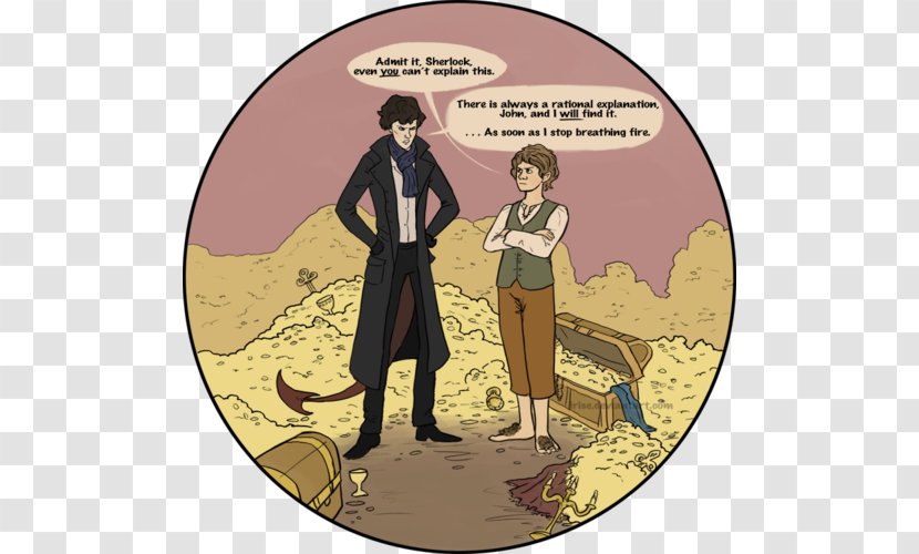 Smaug Sherlock Holmes Bilbo Baggins The Hobbit Crossover - Benedict Cumberbatch Transparent PNG