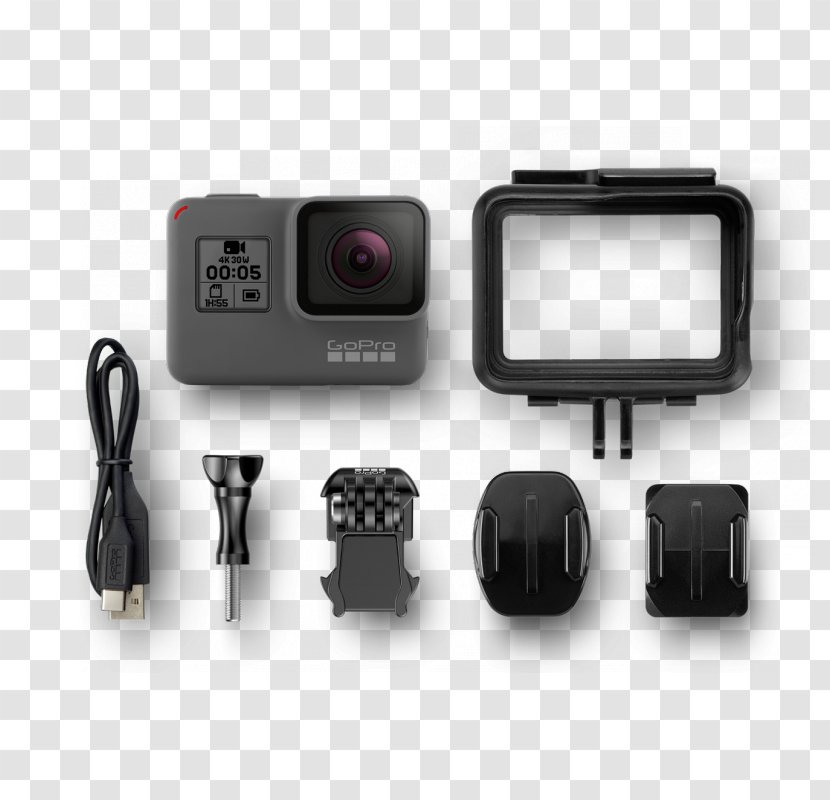 GoPro HERO5 Black 4K Resolution Action Camera - Gopro Hero5 Session Transparent PNG