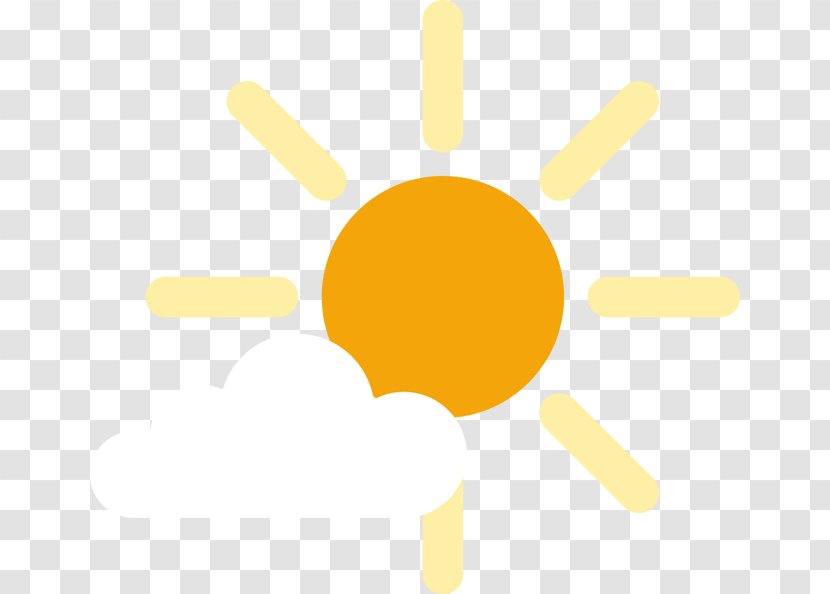 Brand Pattern - Computer - Cute Cartoon Sun Cloud Transparent PNG