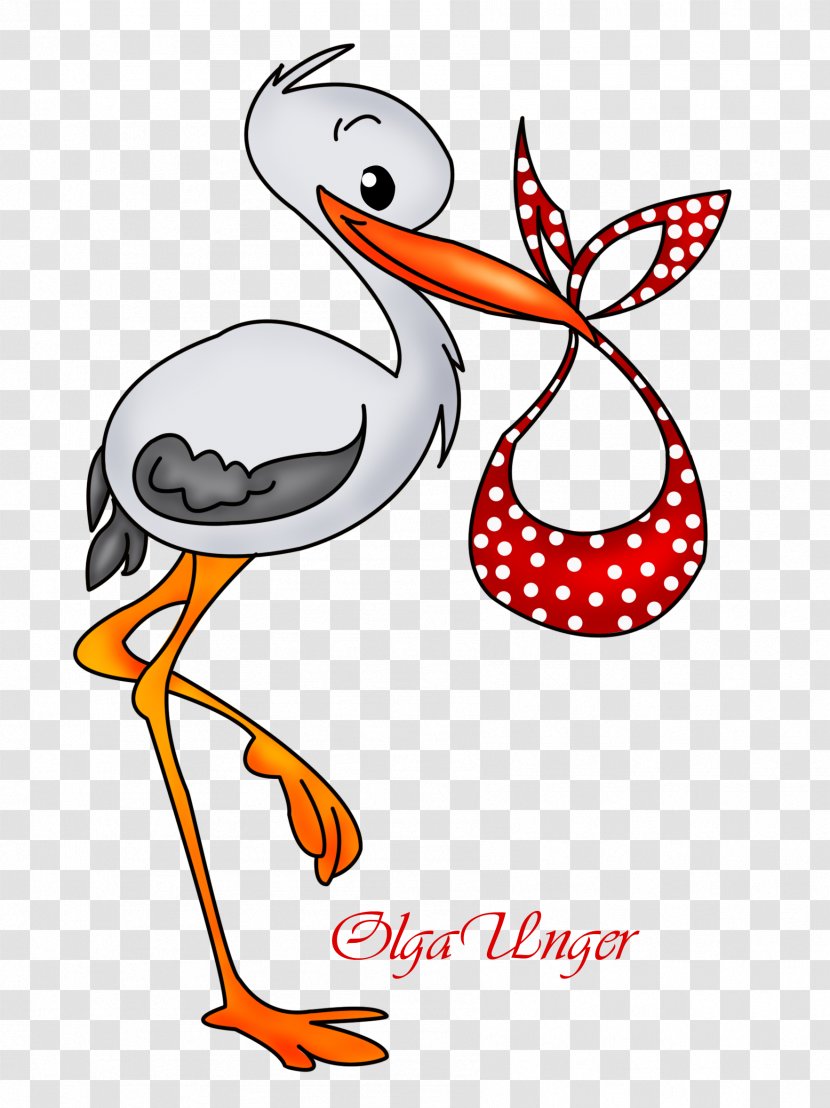Drawing Painting Infant Child - Neonate - Stork Transparent PNG