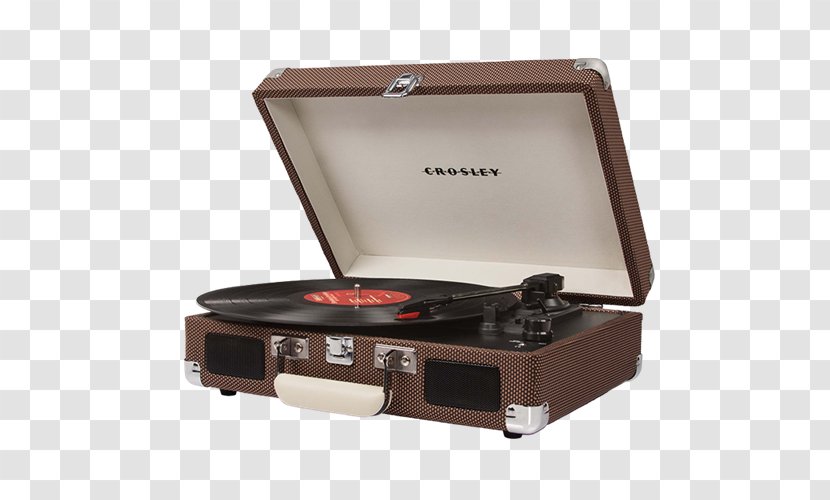 Crosley Cruiser CR8005A Phonograph Record CR8005A-TU Turntable Turquoise Vinyl Portable Player Transparent PNG