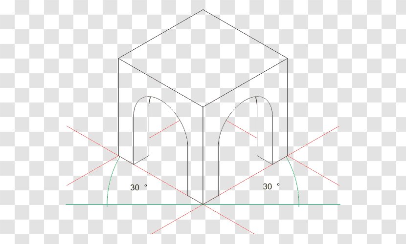 Angle Area - Design M - 3d Isometric Transparent PNG