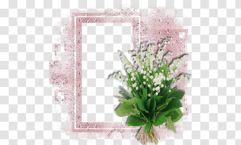 Picture Frames Lily Of The Valley Cut Flowers Floral Design Flowering Plant - Petal - Muguet Transparent PNG