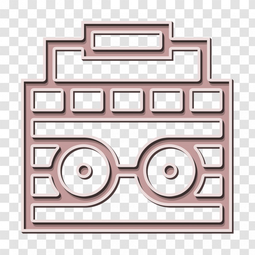 Boombox Icon Reggae Icon Music And Multimedia Icon Transparent PNG