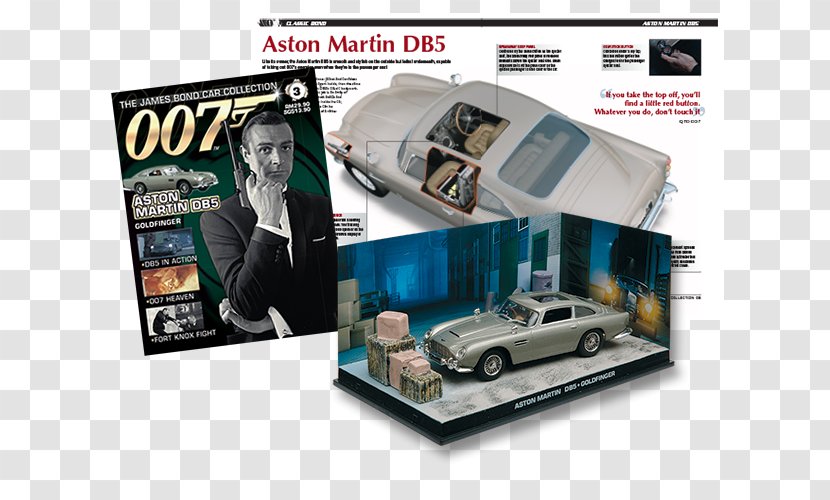 James Bond Car Aston Martin DB5 Motor Vehicle - Collection Transparent PNG
