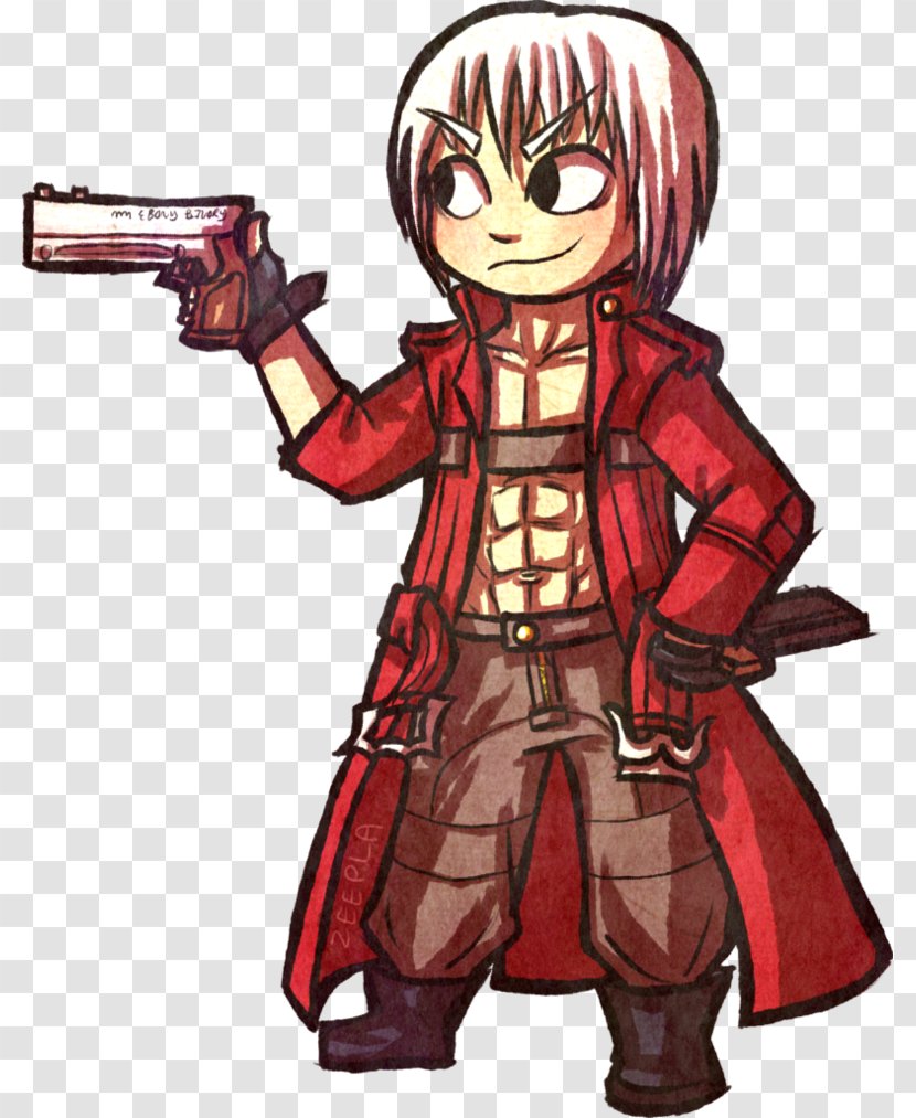 Devil May Cry 3: Dante's Awakening 4 Drawing Cartoon - Silhouette - Flower Transparent PNG