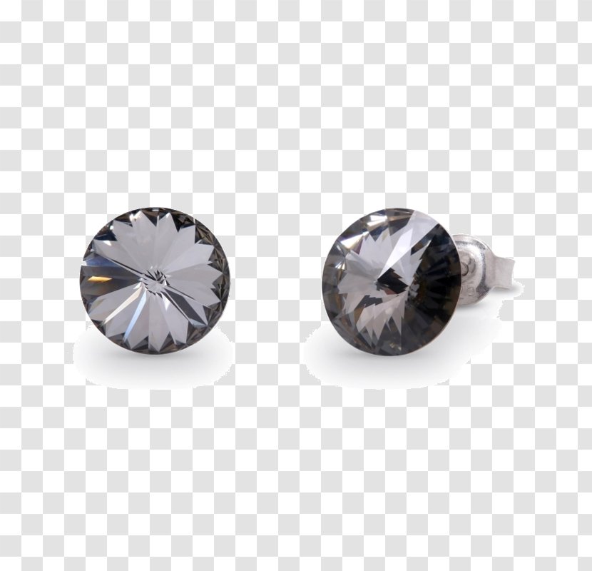 Earring Swarovski AG Jewellery Silver Crystal Transparent PNG
