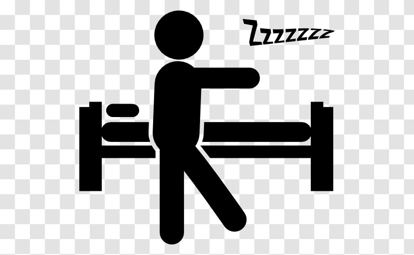 Sleepwalking Clip Art - Silhouette - Sleep Man Transparent PNG